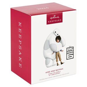 New! Disney Big Hero 6 Hallmark Keepsake Ornament 2024 Hiro & Baymax